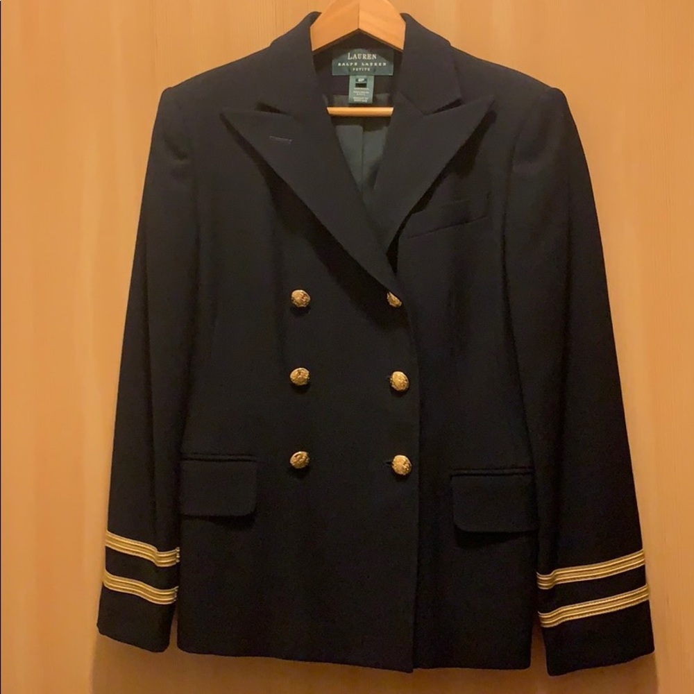Lauren by Ralph Lauren sailors 6 button jacket